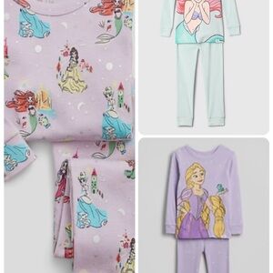 Disney Princess Organic cotton Pajama Set - Rapunzel, Ariel and all